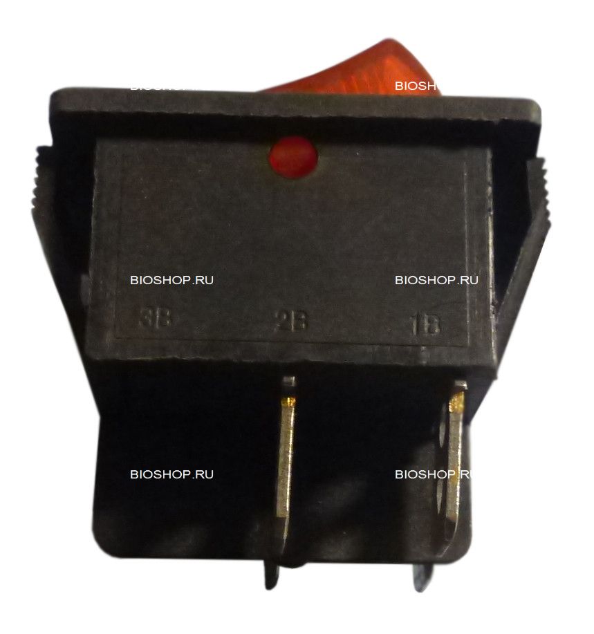 Переключатель SC 767 (4) широкий, 220V,  (одноклавишный выключатель ON-OFF)